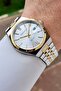Gold Silver Color 40 mm Men's Wristwatch - 4