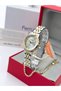 Women's Square Wristwatch Waterproof Gold Gold Color - 4
