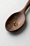 1 Piece 100% Natural Walnut Wood Handmade Kitchen Spoon |   30cm |   Natural Wooden Rice Spoon - 2