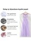 Wardrobe Hanger with Slot 60X200Cm Dry Cleaning - Transparent Storage Nylon for Inside the Wardrobe (10Pcs)