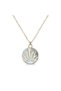 Stone Plate Necklace Gold Steel Women |   Special Series Minimal Necklace