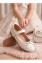 Girl's Ballerina Shoes with Mustache Bow
