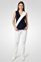 Women V-Neck Sleeveless Textured Top, Multicolor - 2