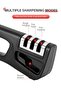 4-Stage Handheld Knife Sharpener,Professional Kitchen Tool,Black - 5