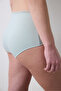 Easy Cotton Trim Highwaist Mint Green Slip Panties - 2