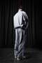 Men's Relaxed Fit Striped Sports Tracksuit Set Gray - 6