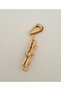 Angel Milk Coffee Ribbon Model Light Gold Metal Handle - 1 Piece - 2