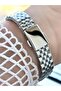 Milano White Stone Dial Silver Metal Cord Women Wrist Watch - 3