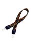 Angel Bag Accessory LED Supra Woven Model Navy Blue Leather Bag with Silver Metal Handle - 3