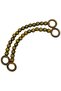 Angel Bag Accessory 20 mm Wooden Beaded 37 cm Olive Green Bag Strap - 2