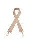Angel Bag Accessory 120x3 cm Jute Webbing Bag Handle Gold Glittery Light Gold Metallic - 2