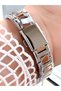 Milano Round Dial Rose Gold Silver Metal Band Women's Wristwatch - 3