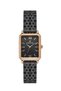 Rectangle Case Vintage Model Women's Metal Cord Wrist Watch - 4