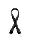 Angel Bag Accessory Ledi Supra Knitted Model Black Color Leather Bag Handle Silver Metal