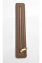 Leather Zipper New Model Mink 30 Cm Light Gold
