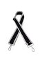Angel Bag Accessory Cotton Column 120x4 cm Black White Color Silver Metal - 2