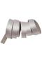 2 cm Strip of Faux Leather, Silver Color, 1 meter