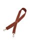 Angel Bag Accessory 120x3 cm Polyester Webbing Bag Handle, Tan Color with Beige Stripe and Light Gold Metallic Trim - 3