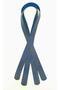 Real Leather 70X2Cm Cobalt Blue Crazy Oil Color Double Bag Handle