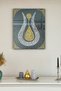 Ayetel Kürsi Tulip Tempered Glass Decor - Islamic Wall Art Home Office Mosque Decor - 5