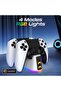 PS5 Controller Charging Station with Dual Click-In Slots, RGB Lights and LED Indicator - 5