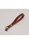 Red Brown Color Real Leather Antique Loop Zipper Head