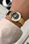 F25026L Metal Wicker Cord Women Wrist Watch