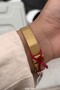 F25026L Metal Wicker Cord Women Wrist Watch - 2