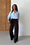 Women's Wide-Leg Lace-Up Palazzo Pants
