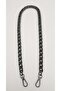 60 cm Smoked Color Hooked Double Ring Bag Chain - 2