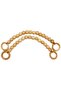 Angel Bag Accessory 20 mm Wooden Beaded 37 cm Light Wood Color Bag Handle