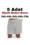 5 Pieces of Large Size Men's Boxers, Sizes 3Xl-8Xl, Large Size Boxers, Special Production Boxers - 6