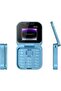 i16 Pro Flip Phone with Triple Camera, 2.4-inch Display, Dual Screen Design(BLUE) - 3