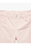 Cotton Loose-Fit Denim Trousers with Ruffle Detail - 5