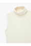 Cotton Slim Fit High Neck Tank Top - 5