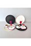 Metal Tray 24 cm Metal Plate 4 Pieces Round Tea Coffee Presentation Tray Presentation Plate