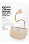 Cream Shk144 Faux Leather, Zippered, Four Compartments, Charm Card Holder - 2