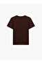 Cotton Short Sleeve Crew Neck Basic T-Shirt - 3