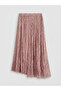 Trendlucky Polka Dot Chiffon Skirt with Elastic Waist - 7