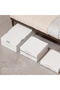 Space-Saving Drawer-Style Folding Under Bed Storage Box with Wheels 18cm - 4