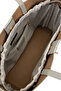 Women's Faux Leather Gray Shoulder Bag - 6