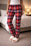 100% Cotton Knitted Elastic Waist Printed Patterned Stylish and Comfortable Women's Tracksuit Pajamas Single Bottom