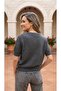 Seasonal Sequined Short Sleeve Mango Women's Knitwear - 2