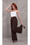 Women's Extra Wide Leg Flowy Palazzo Pants with Back Elastic - High Waist Relaxed Fit