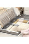 Pack of 2 Space-Saving Drawer-Style Folding Under Bed Storage Box with Wheels 18cm - 4