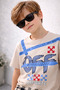Boy's Short Sleeve Printed Shorts and T-Shirt Two-Piece Set - 3