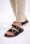 Daily Men's Slippers with Double Buckle, Comfortable, Light Sole, Comfortable Fit, Stylish Design - 6