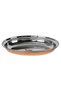 Double Wall Copper Oval Curry Dish, 23 cm