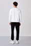 -Erkek 3 Quality 3 Yarn Sweat + Sweatpants Set – Modern Design - 2