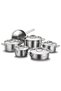 Alfa Plus Cookware Set, 11 pcs, Silver